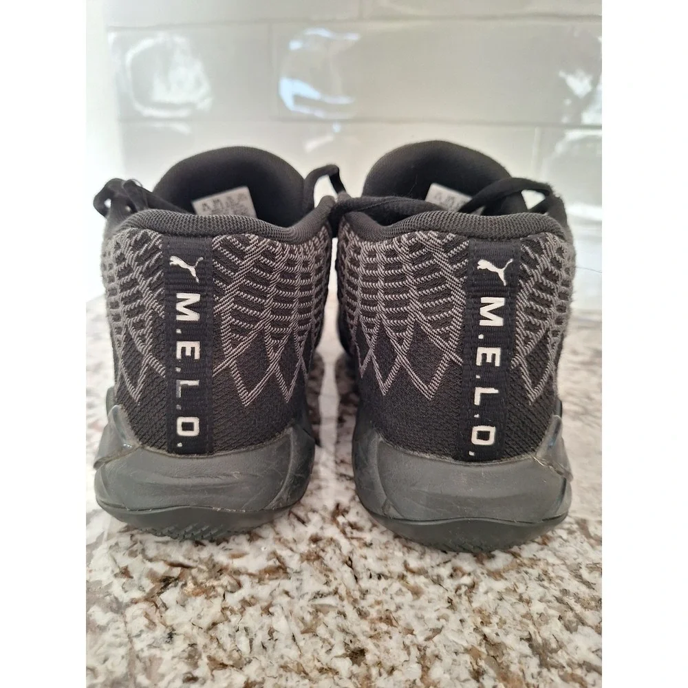 Puma‎ M.E.L.O. Subject 01 Not From Here Basketball Sneakers Black, Size Boys 5.5